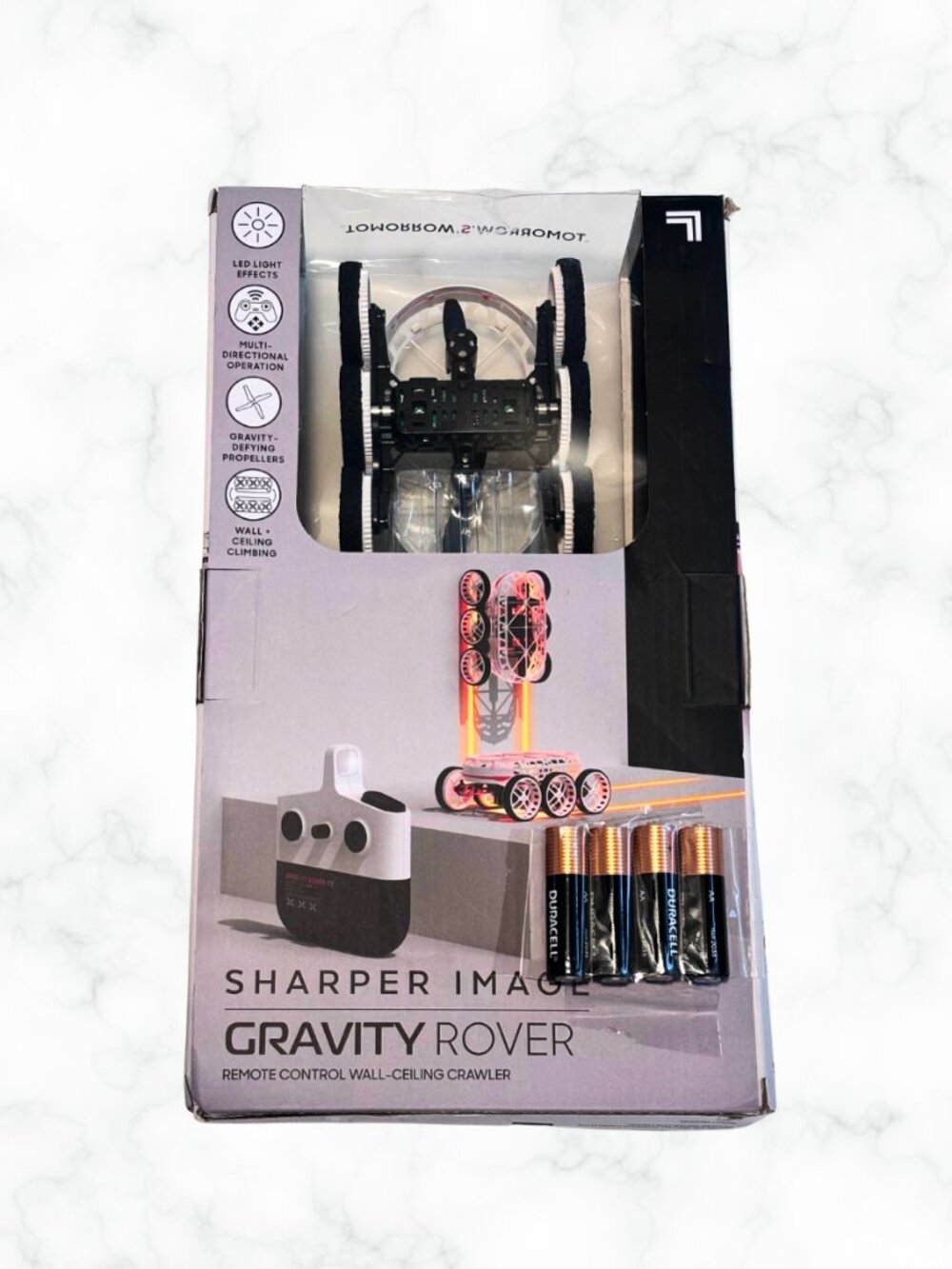 NIB | SHARPER IMAGE Remote Control RC Gravity Rover Wall Ceiling Climber